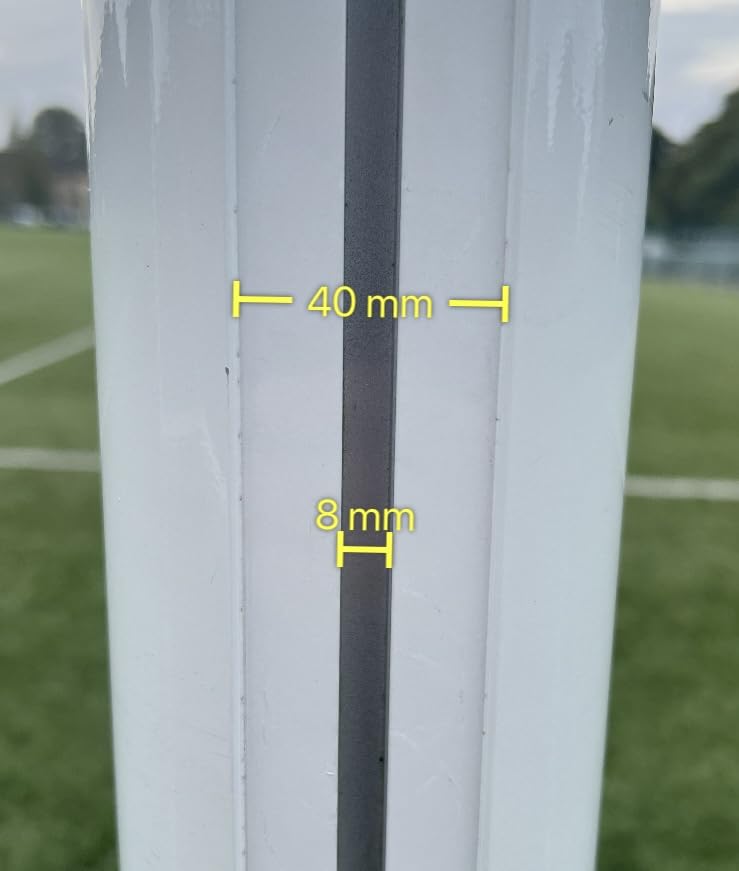 Soccer Goal Open Style Net Hooks, for Aluminium Soccer Goals with 8mm Or 12mm Channel Gap, Twist Fit Goal Fixings, Pack of 30