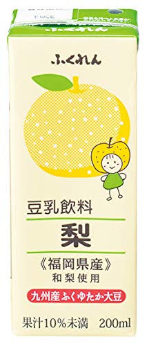 ふくれん 豆乳飲料梨 200ml ×24本