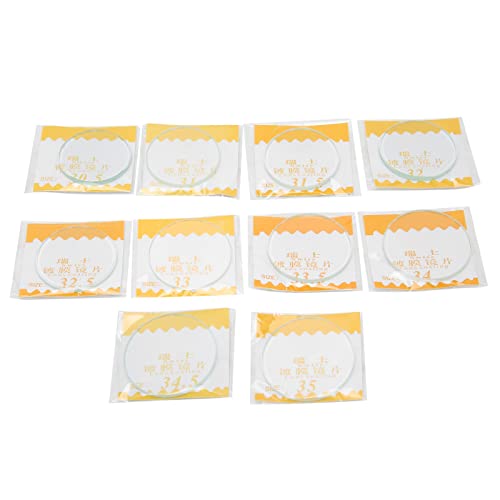 10 Pezzi. Vetro per Orologio Piatto Rotondo da 30,5-35 Mm, Accessori per Orologi, il Materiale in Vetro Cristallino Dell'obiettivo è Resistente e di Lunga Durata con Accessori di Ricambio in Vetro Cri