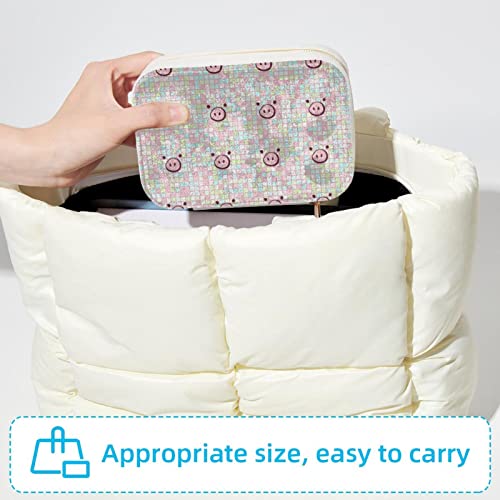 Velvet Necklace Storage Jewelry Box, Travel Jewelry Case Earring Organizer Small Jewelry Box For Women Girl, Pigs Pattern #TOP4