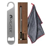 Picture of MEATER Plus Bundle: Smart Digital Wireless Meat Thermometer with Microfiber Kitchen Towel & Bar Blade Opener | Grilling, Smoking, Roasting, Baking, & BBQ | Limited Edition Brown Sugar Color