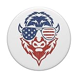 Zoom IMG-2 4 luglio patriottico bison buffalo