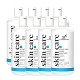 Artnaturals Alcohol Based Hand Sanitizer Gel (8 Pack x 7.4 Fl Oz / 220ml) Infused with Alovera Gel, Jojoba Oil & Vitamin E - Unscented Fragrance Free Sanitize