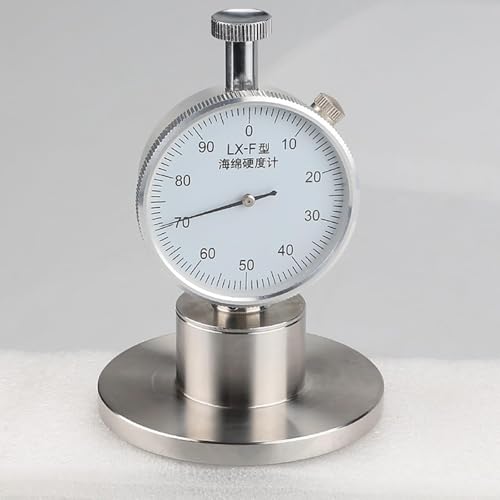 McbeAn Shore Hardness Tester, Sponge Hardness Tester, Accuracy Foam Durometer, Clear Scale, for Measure Soft Foam, Polyurethane Foam Rubber Products' Hardness