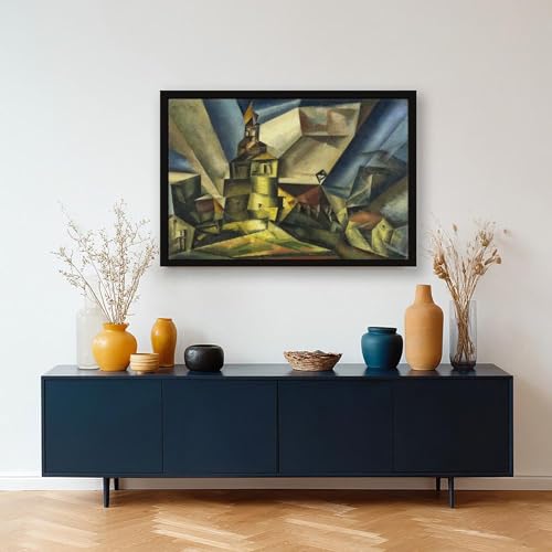 Tableau WCYB Markwippach Lyonel Feininger toile déco murale 20x30 - 5