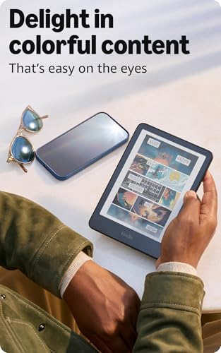 Image of Amazon Kindle Colorsoft 16 GB (newest model) - With color display that brings covers and content to life, now highlight in color - No Ads - Black