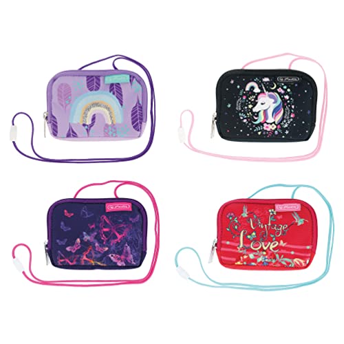 herlitz 50038626 Brustbeutel für Girls, Motive sortiert (keine Auswahl möglich!), 1 Stück