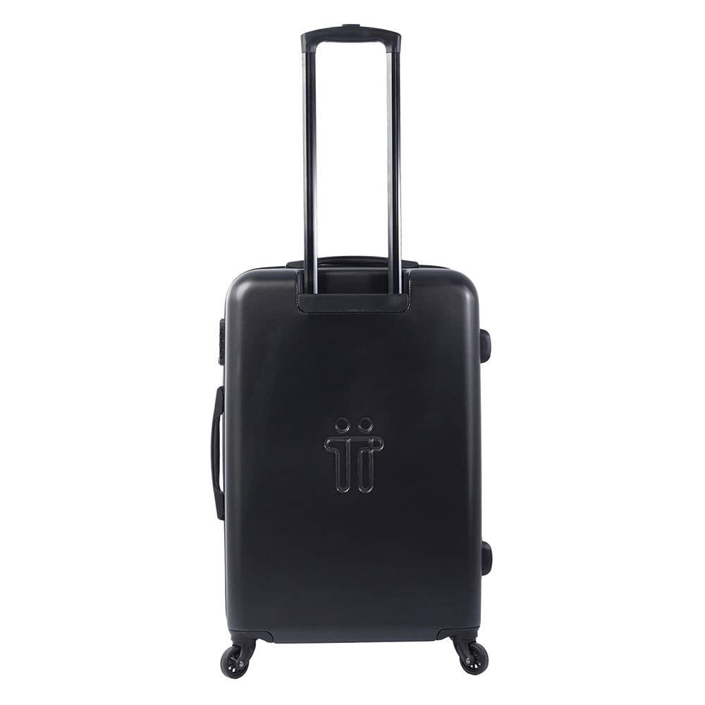Totto - Viaja con Estilo y Comodidad con la Maleta BAZY Mediana de 360 Grados - para Adultos Unisex - Color Negro