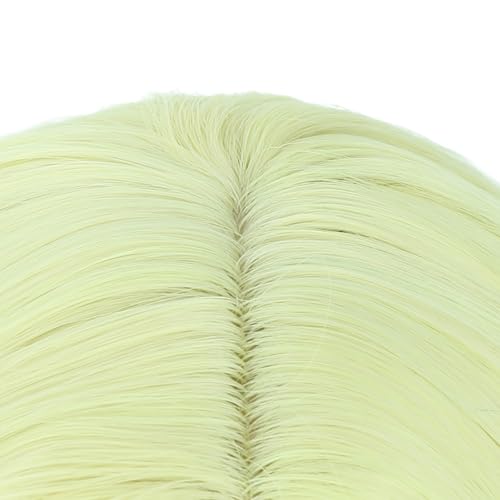 Image of PATTNIUM Blonde Ombre Pink Blue Wig Short Pink Blue Wigs Side Part Shoulder Length Wavy Heat Resistant Synthetic Wig