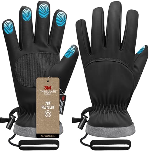 Odtmger Winter Gloves,Ski Gloves Waterproof & Warm Cold Weather Gloves for Parent - Cycling, Driving, Running - image 1