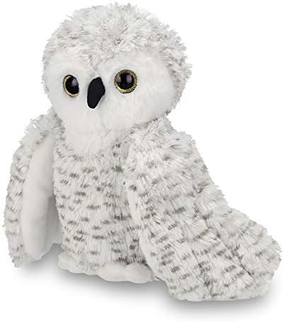 Bearington Owlfred Plush Stuffed Animal White Snowy Owl, 28cm