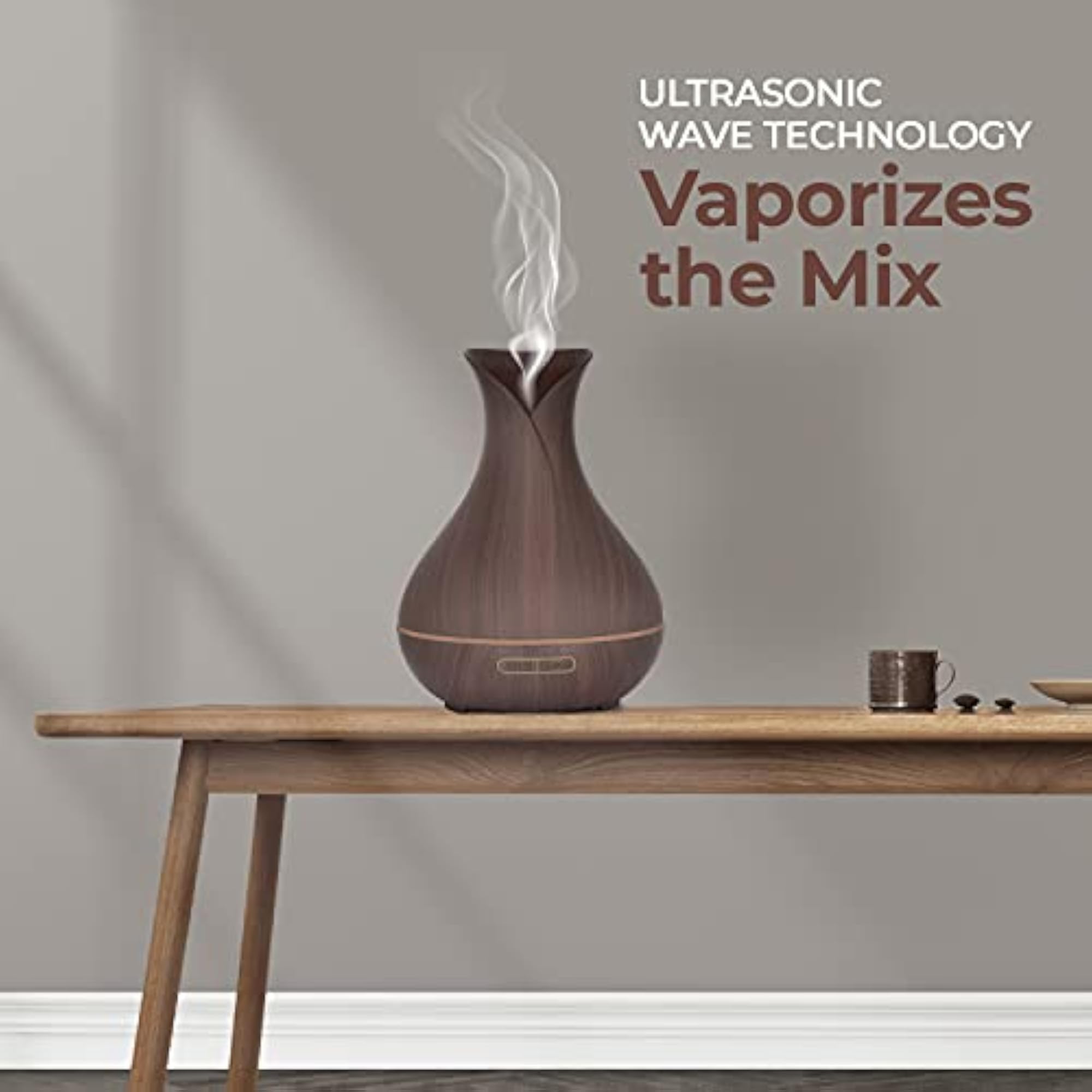 Rene-Maurice Electric Aroma Diffuser, 7 LED Lights