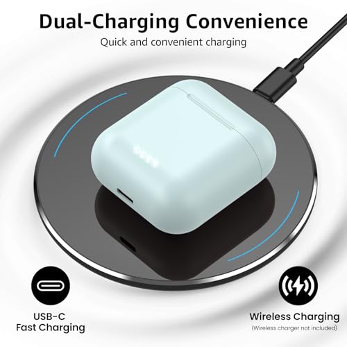 Image of TOZO T6 Wireless Earbuds Bluetooth 5.3 Stereo Sound in Ear Headphones | 50H Playtime Wireless Charging Case App Customizable EQs IPX8 Waterproof Earphones