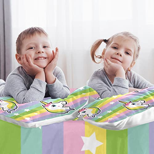 Housse de couette licorne blanche et rose avec ses deux taies d'oreiller Supersoft