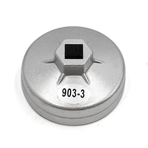 uxcell 74mm Inner Dia 15 Flute Oil Filter Cap Wrench Socket Removal Tool for Car