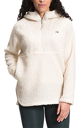 THE NORTH FACE Damen Ridge Fleece Tunika Hoodie Langer Pullover, Gardenia...