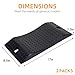 GarfatolRv Rubber Tire Saver Ramps 2 Pack Durable Anti-Slip Pads for Car Tire Lifting Tool and Flat Tire Parking Stopper for Garage Easy to Store