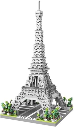 Image of Bestie toys Architecture Eiffel Tower Micro Blocks Set, 3000 PCS Mini Bricks, Gift for Adults and Teens,Landmark Model