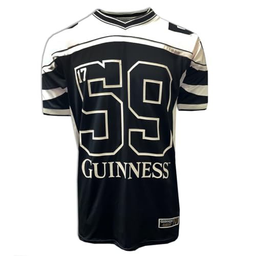 Guinness Black & Cream American Football Jersey, Medium