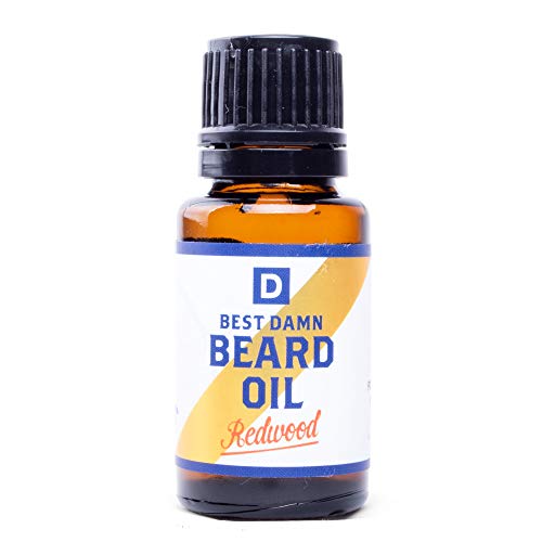 Duke Cannon Supply Co. Best Beard Oil, 0.5oz - Redwood Scent, Travel Size, Softening + Conditioning Beard Oil