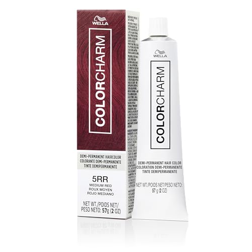 COLORCHARM Demi Permanent Hair Color 5RR Medium Red 2oz