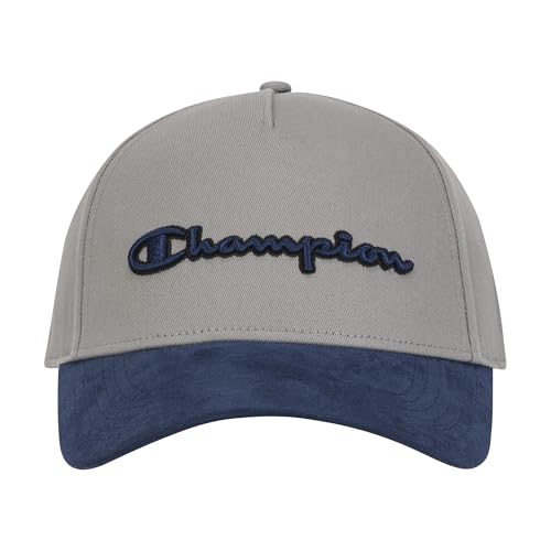 Champion Men's Revival Snapback Adjustable Cap, Nickle Grey/Navy, One Size - image 1