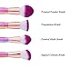 10pcs Unicorn Makeup Brush Set Colorful Cosmetics Brush Foundation Blending Blush Concealer Eyeshadow Face Powder Brush Premium Makeup Brushes Kit Synthetic Bristles