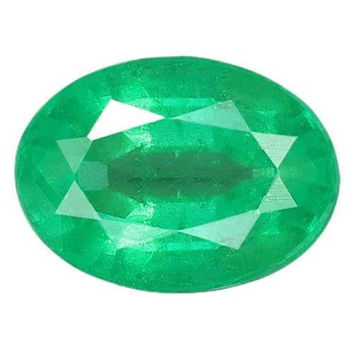 Émeraude brésilienne 7,55 carats pierre précieuse naturelle verte Panna qualité Aa++