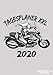 Tagesplaner XXL 2020: DIN A4 Kalender 2020 388 Seiten, 1 Tag = 1 Seite mit großem Tagesplaner und großartiger Übersicht. Monatsübersicht, Erinnerung ... für den Motorrad fahrer Heartbeat