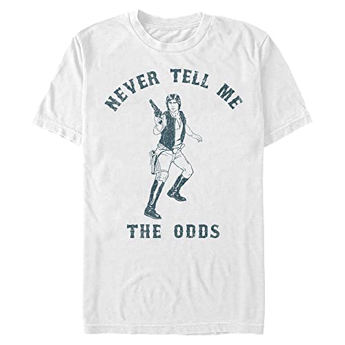 T-shirt Star Wars Never Tell Me homme anti-déformation et confortable