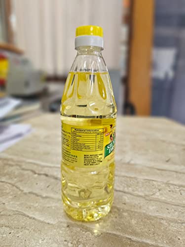 Image of Silver Drop Refined Sunflower Oil 100% Natural, Pure for Cooking and Frying | Healthiest Cooking Oil | Edible Cooking Oil (500 ML)