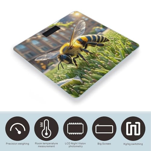 Báscula digital Bee on The Square para peso corporal miniatura 3