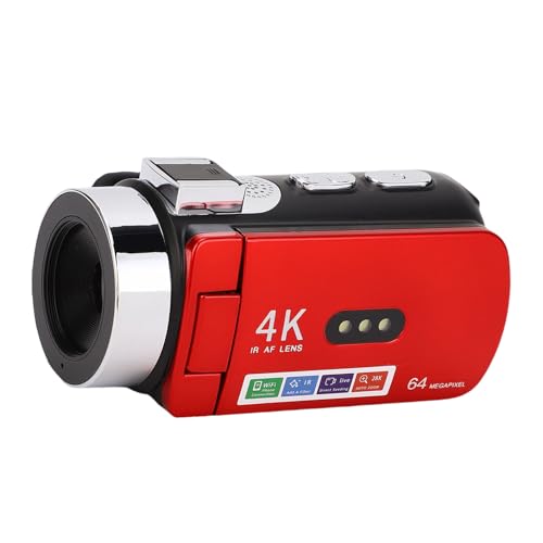 Caméra Vidéo 4K et caméscope WiFi Vlog 64mp Tbest avec un écran rotatif à 180 degrés - 5