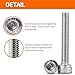 NIULUNBAO M5 x 40mm 45mm 50mm 55mm 60mm Hex Socket Head Cap Screws Bolts 304 Stainless Steel Allen Hex Drive Metric Machine, Fully Threaded, Assortment Kit 30PCS