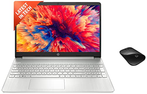 Image of HP 15s, 12th Gen Intel Core i5 8GB RAM /512GB SSD 15.6-inch(39.6 cm) Micro-Edge Anti-Glare FHD Touch Laptop & Z3700 Wireless Mouse (Black)