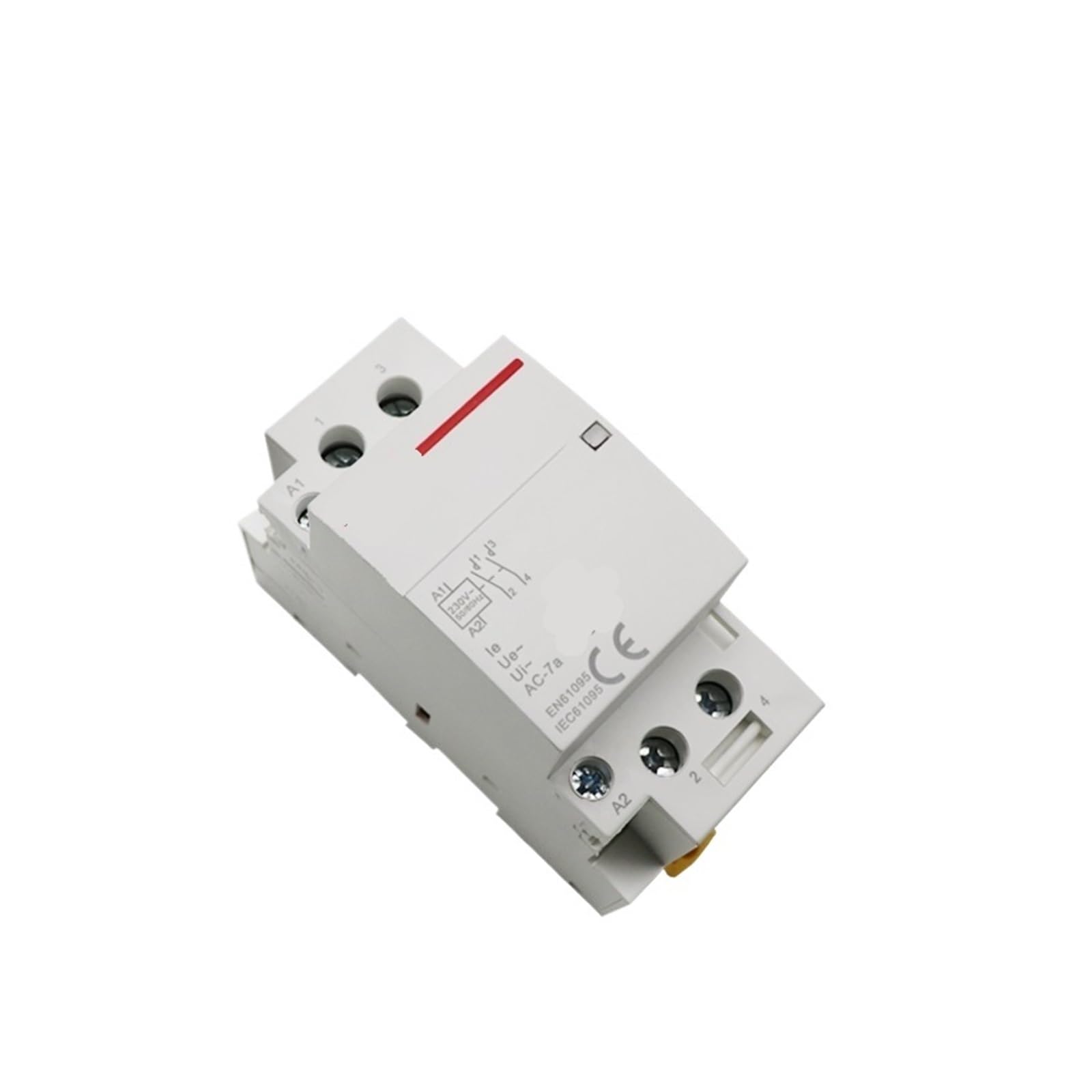 JCLPJBYJI 2P 32-63A AC 110V 220V 50/60Hz Rail Household Modular Contactor Switch Controller 2NO 2NC(Onecolor,60A-2NC)