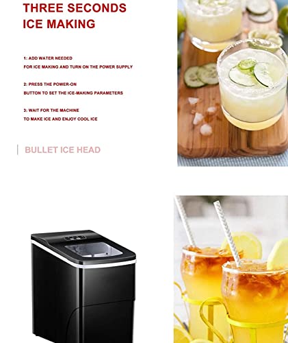 Fabricadora de hielo eléctrica compacta 15kg/24h miniatura 2