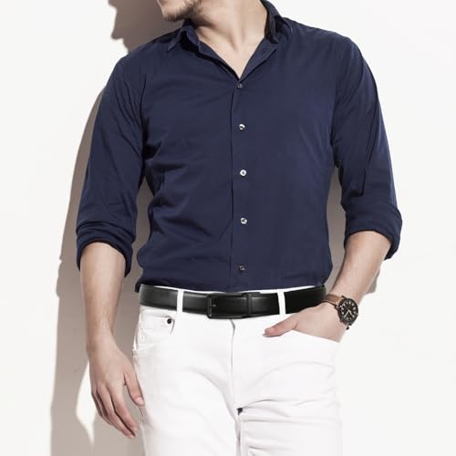 Yaopeing Men's Belt,Leather Ratchet Belt for Men with Adjustable Automatic Buckle,Trim To Fit(35mm)2