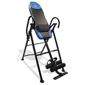 Body Vision IT9550 Deluxe Inversion Table with Adjustable Head Pillow & Lumbar Support Pad