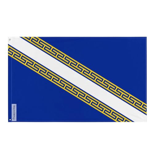 Drapeau Champagne-Ardenne extérieur intérieur grand format Pixelforma
