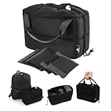 Koolertron 一眼レフ カメラバッグ インナーバッグ カメラケース インナーソフトボックス 調節可能な仕切り付き 防振 お花見 旅行 アウトドア