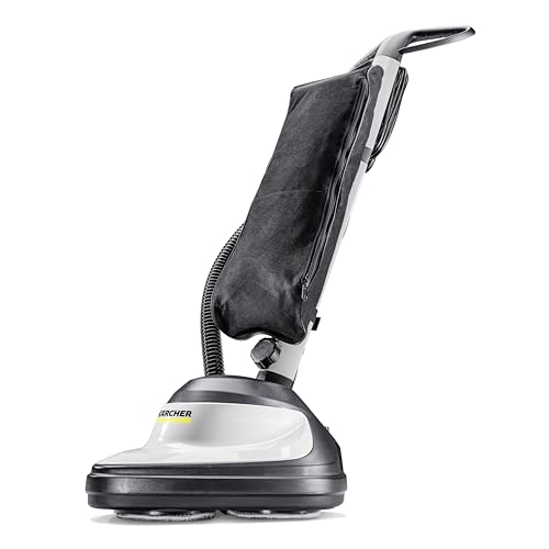 Kärcher Pulidora de suelos FP 303, pulidora de suelos con función de aspiración para pulir suelos duros, velocidad: 1000 rpm, potencia: 600 W, ancho: 29 cm, con cepillos de esponja y bolsa de filtro