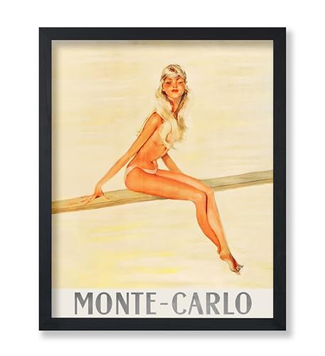 Poster Master Vintage Travel Poster - Retro Monte Carlo Print