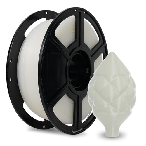 FLASHFORGE ABS Pro Filament 1.75mm Natural, 3D Printer Filament 1kg (2.2lbs) Spool-Dimensional Accuracy +/- 0.02mm, Hot Deformation Below 90℃, Great for Printing Heat-Resistant Functional Parts