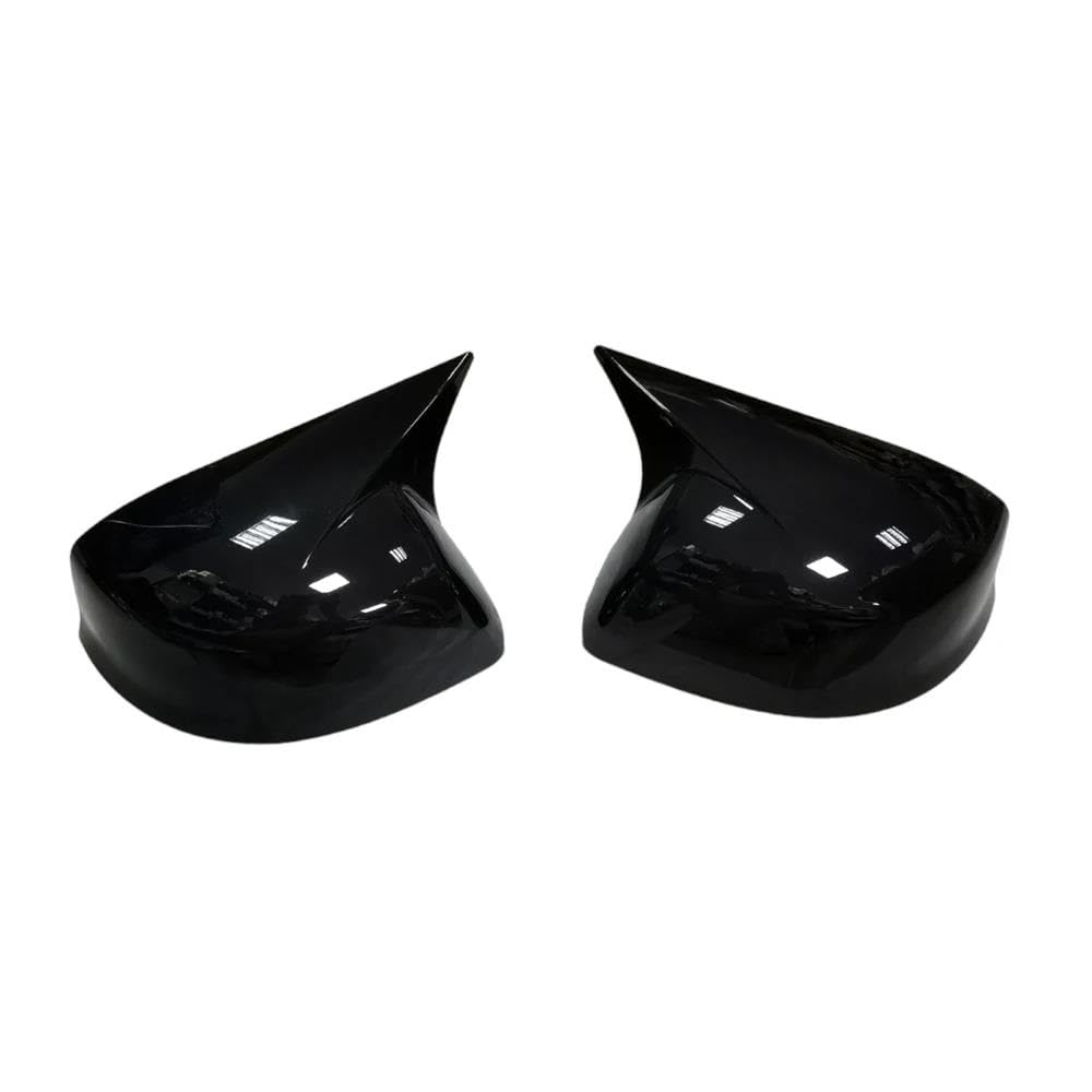 Zapora Type K Car Rearview Side Mirror Cover Wing Cap Exterior Sticker Case Trim Carbon Fiber Black For Civic 2012 2013 2014(Type K)