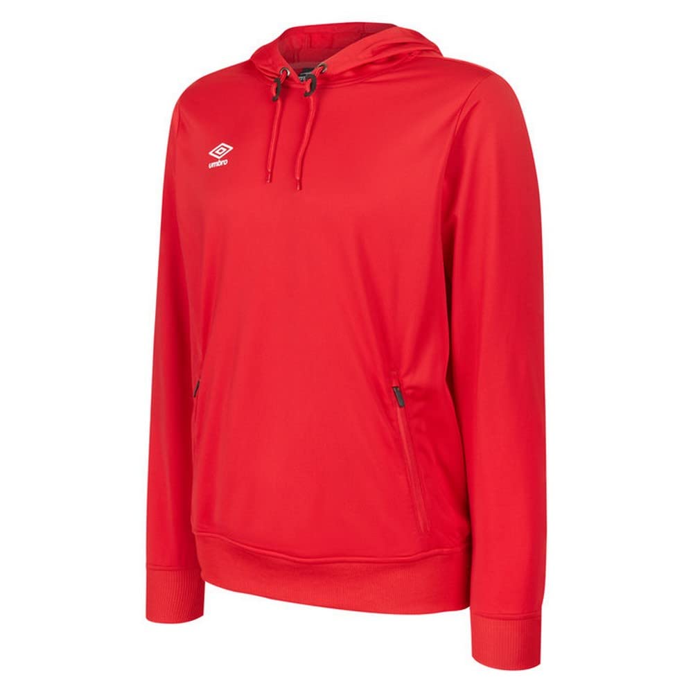 Umbro Mens Club Essential Polyester Hoodie (XXL) (Vermillion)
