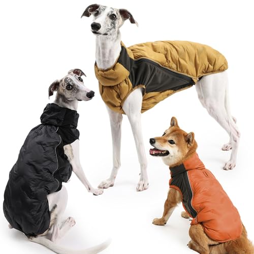 Abrigo de invierno para perro pequeño ropa impermeable transpirable de clima frío 5