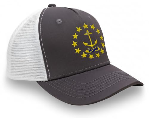 Image of International Tie State Hat for Men and Women, Adjustable Snapback Trucker Baseball Cap with Embroidered Patch