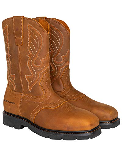 Cody James Men's Men'S 11" Mustang Western Work Boot Composite Toe - C9PR8 8.5 D(M) US