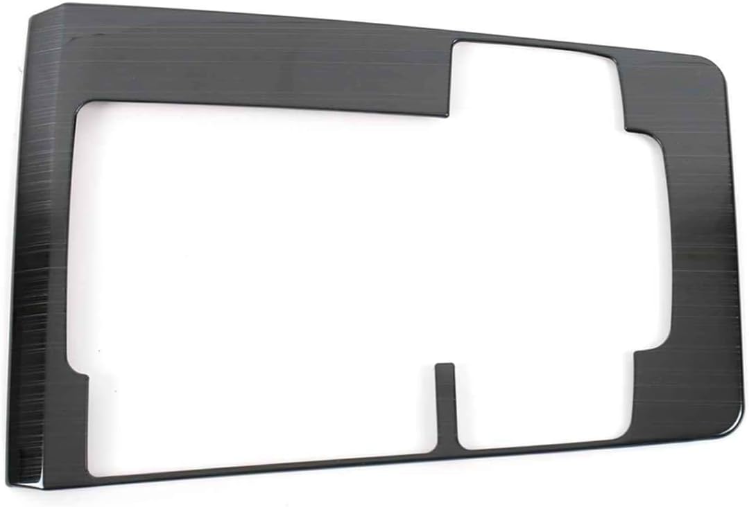 Car Accessories Fit for Mazda CX50 CX-50 2023 2023 2025 2026 Interior Gear Shift Knob Console Panel Trims Cover Frame (Black Titanium) 1PCS Stainless Steel